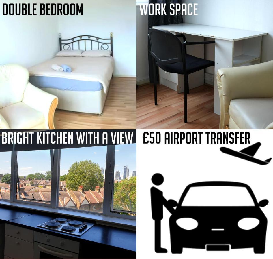 Elephant & Castle - Zone 2 - Private Rooms - Shared Bathroom Londra Exterior foto