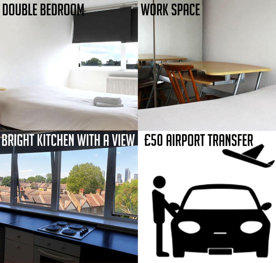 Elephant & Castle - Zone 2 - Private Rooms - Shared Bathroom Londra Exterior foto